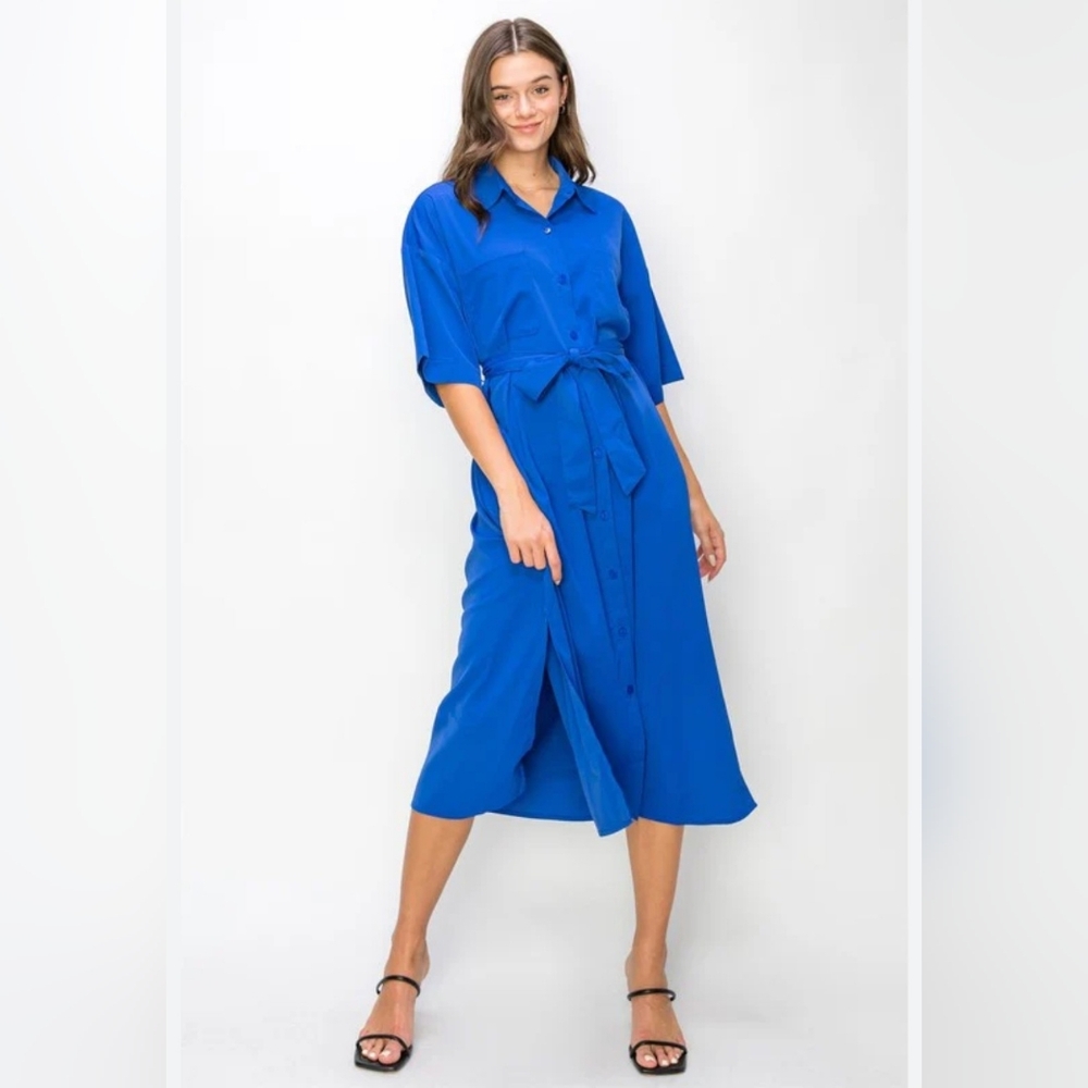 HYFVE,Midi Shirt Dress Size L